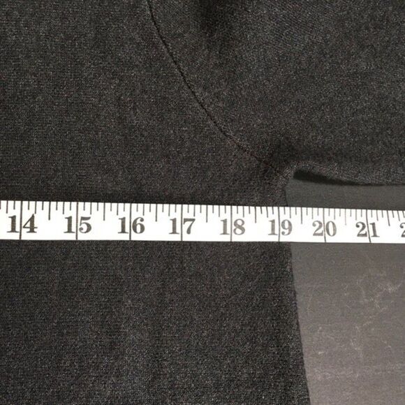 NANETTE LEPORE SOFT WOOL BLEND TUNIC SWEATER‎ WITH SIDE ZIPPER 3/4 SLEEVE LARGE - Picture 7 of 12